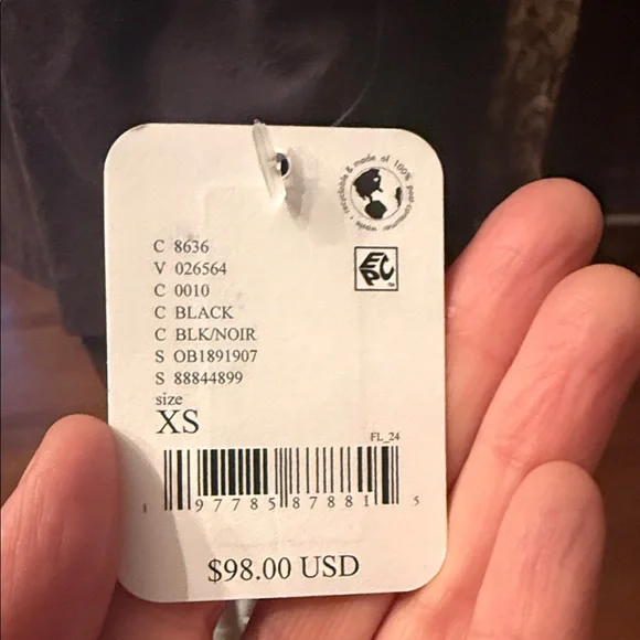 NWT FP Movement by Free People Dark Gray Muscle Tee - Picture 4 of 6